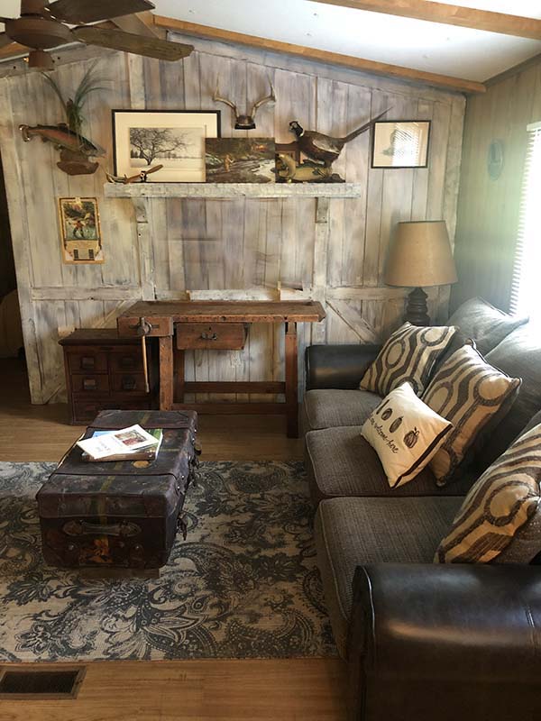 Willowemoc Creek valley view from cabin in Livingston Manor, NY